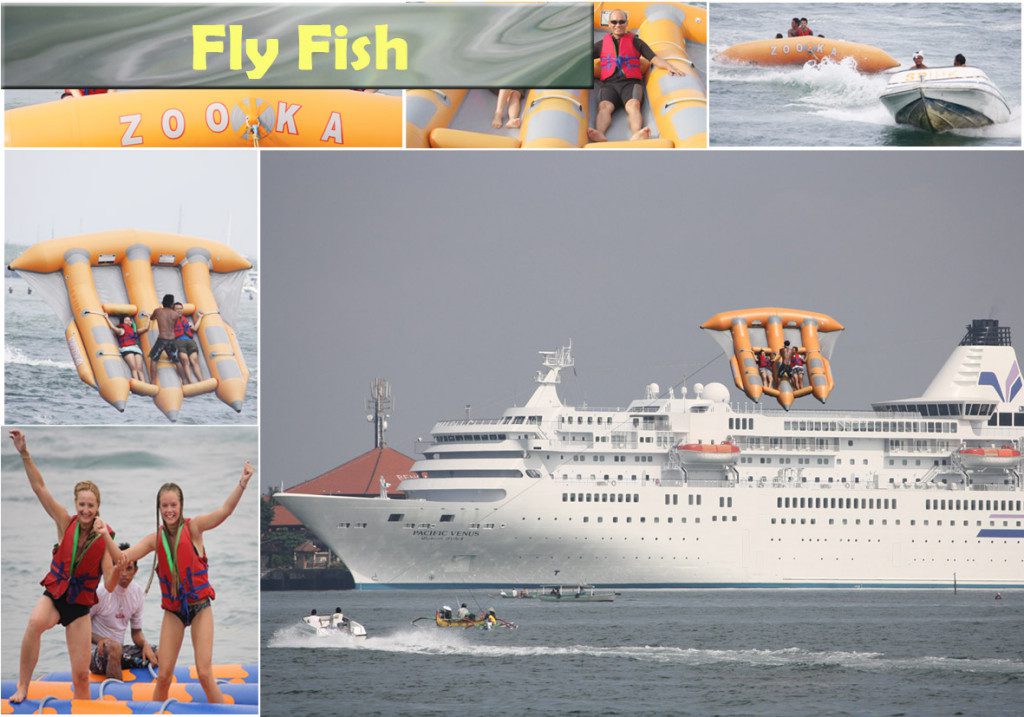 bermain flying fish di bali