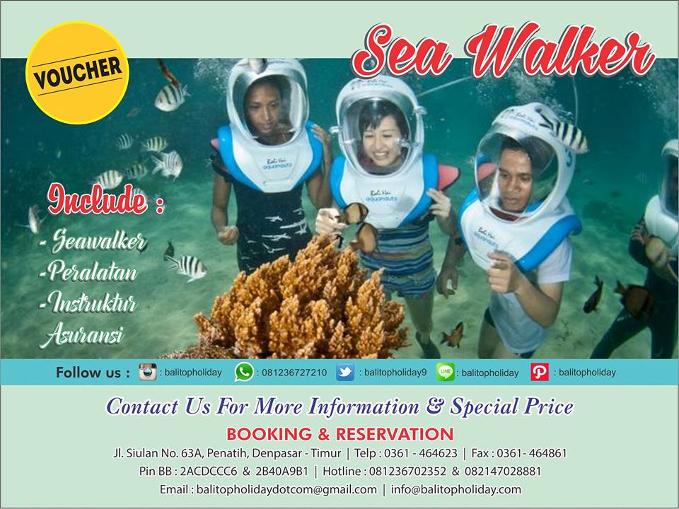 paket seawalker bali murah