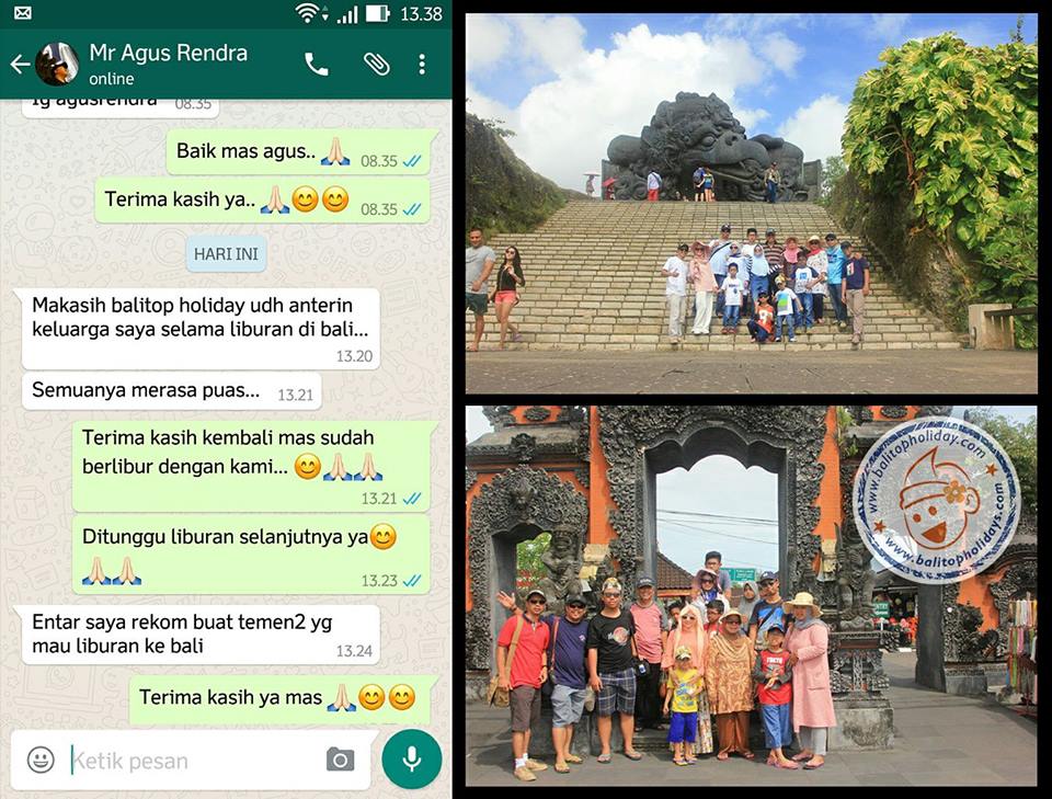 testimoni liburan ke bali