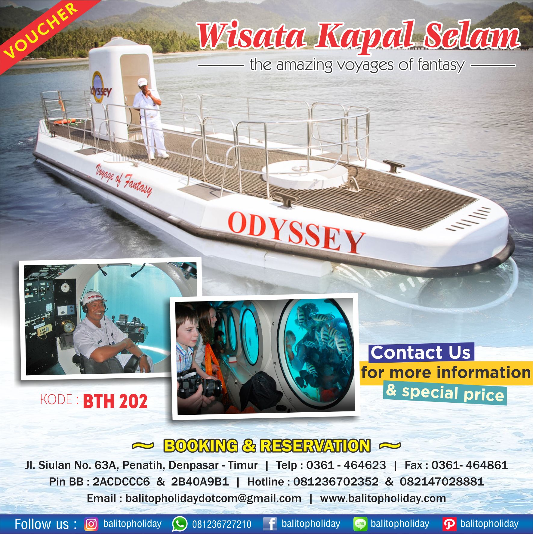 voucher odyssey submarine