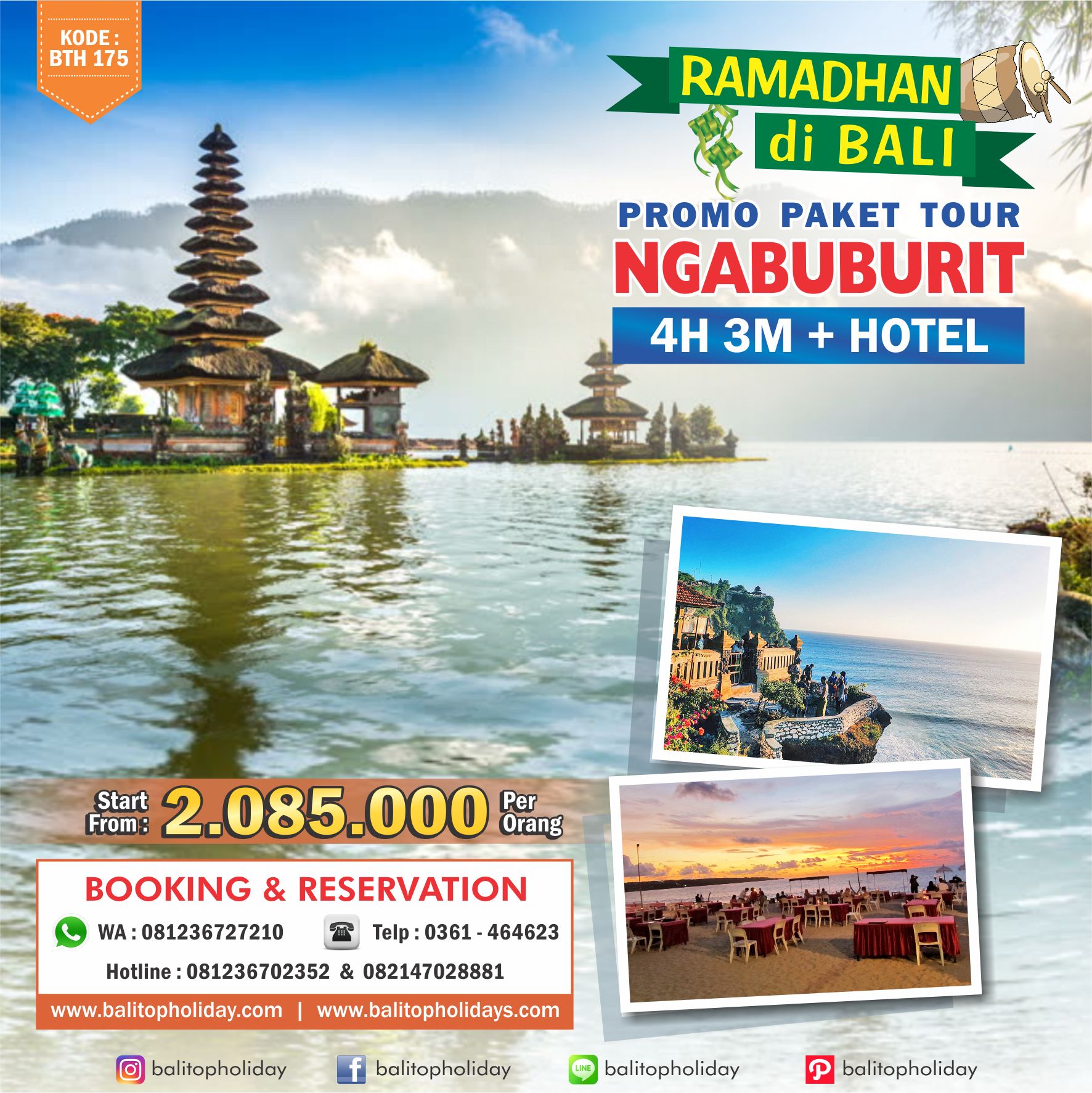 Paket tour bali bulan puasa 2019
