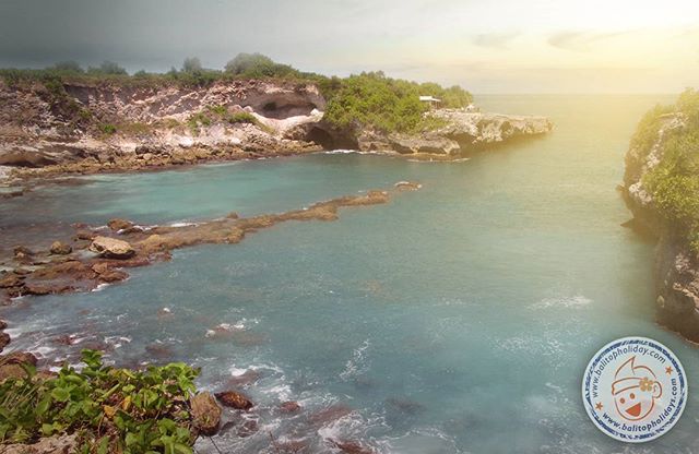 blue lagoon cliff