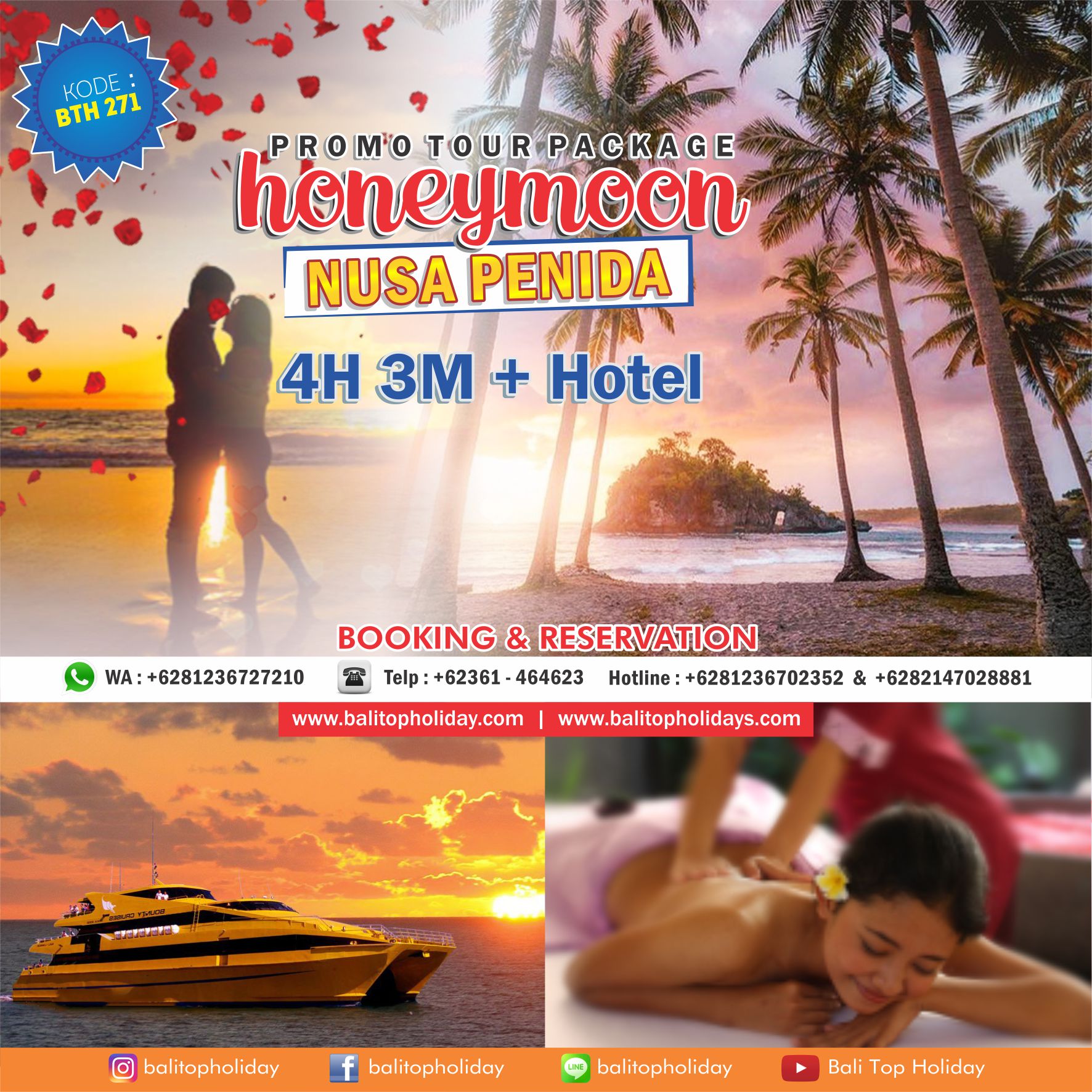 Paket Honeymoon Nusa Penida Bali
