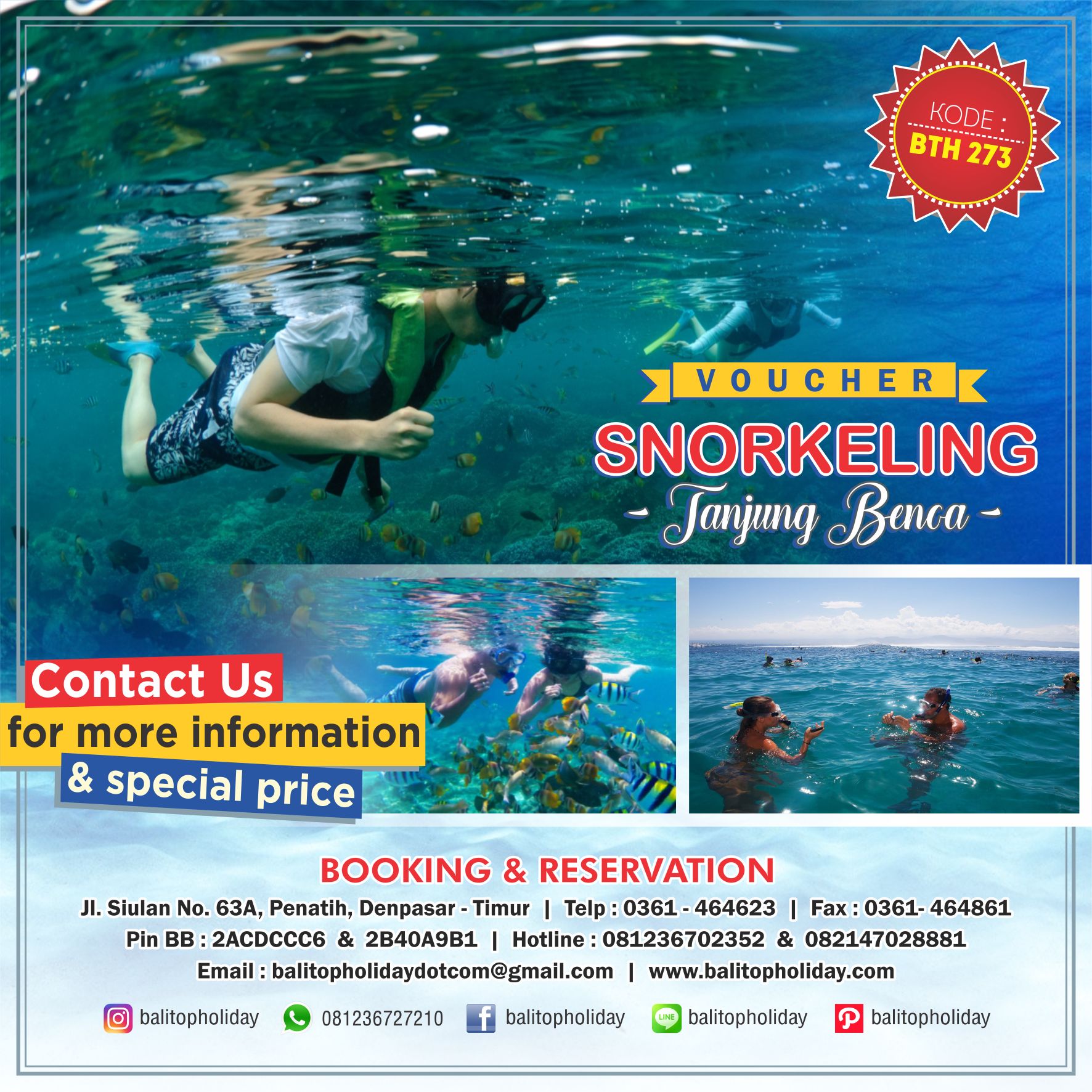 Voucher Snorkeling