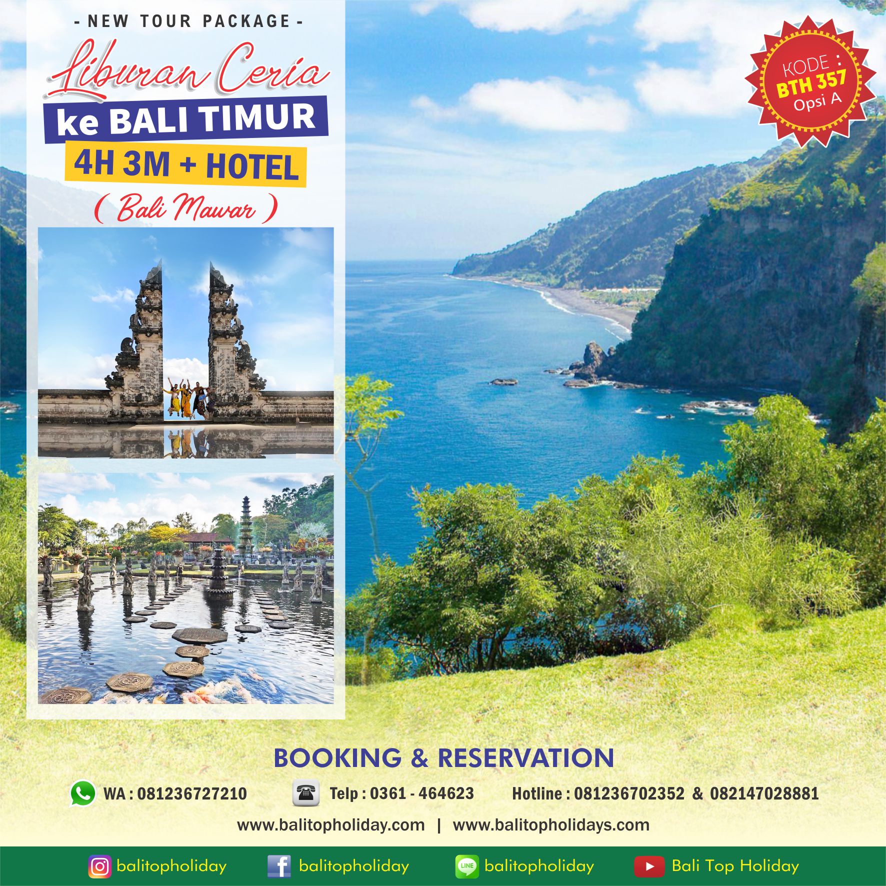 Paket Tour bali 4 hari 3 malam