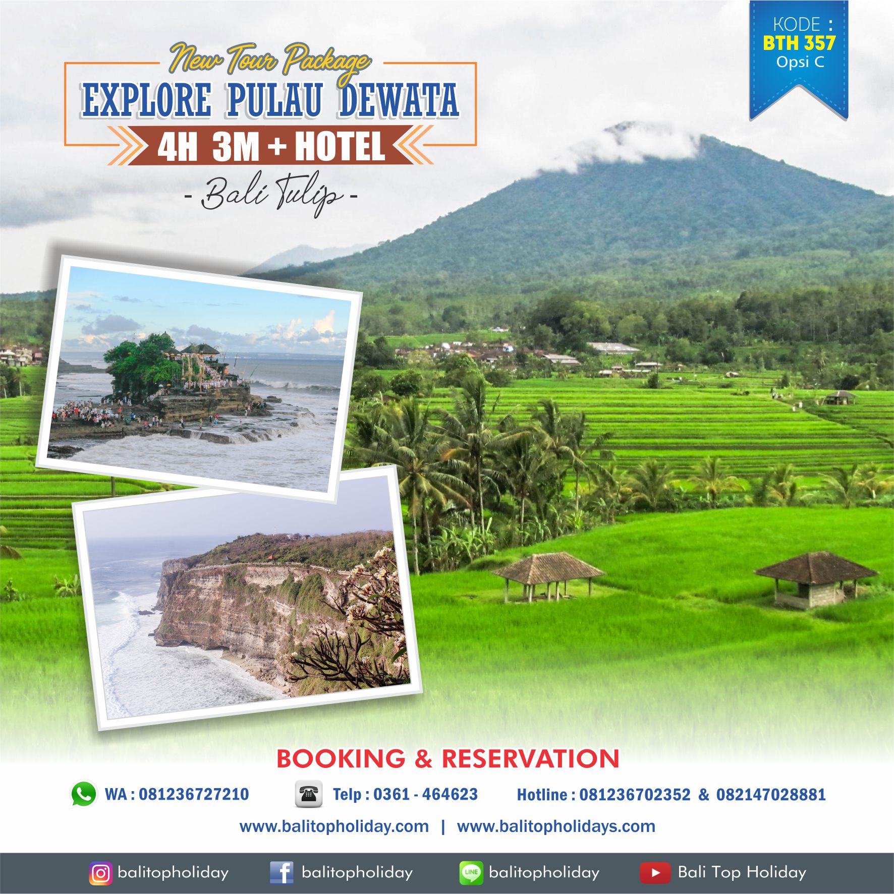 Paket Tour Bali 4 Hari 3 Malam