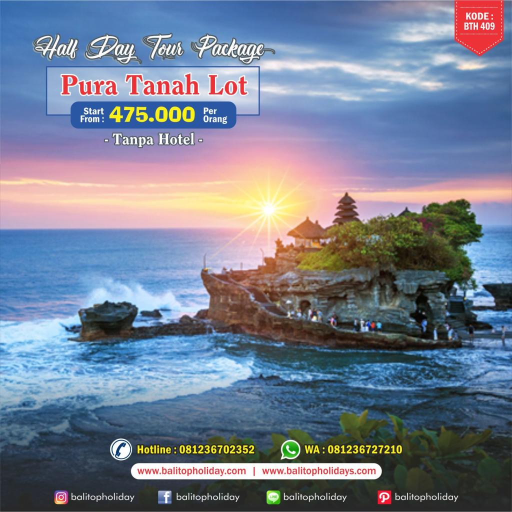 Paket Halfday Tour Tanah Lot BTH 409