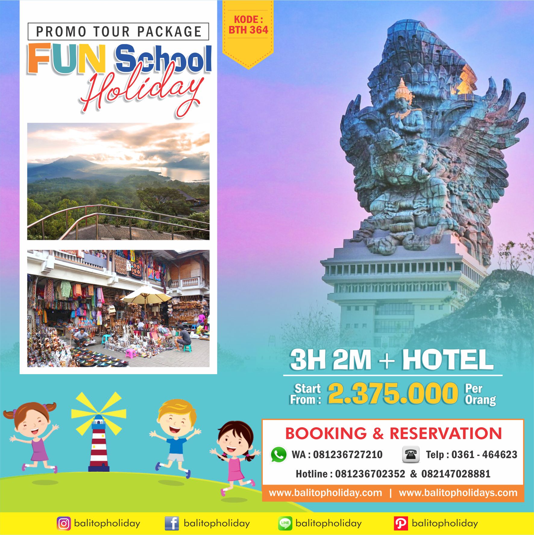 Paket liburan ke Bali - Promo Liburan Sekolah