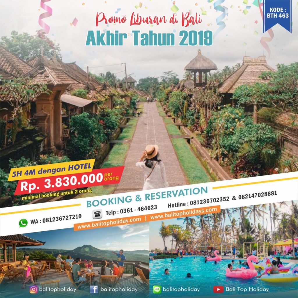 Objek Wisata Bali Paket 5 Hari