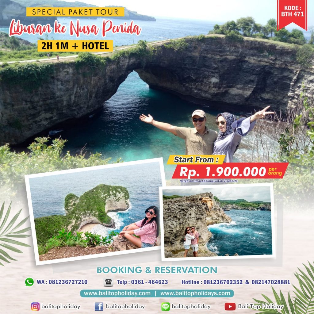 Paket Tour Nusa Penida 2 hari 1 Malam