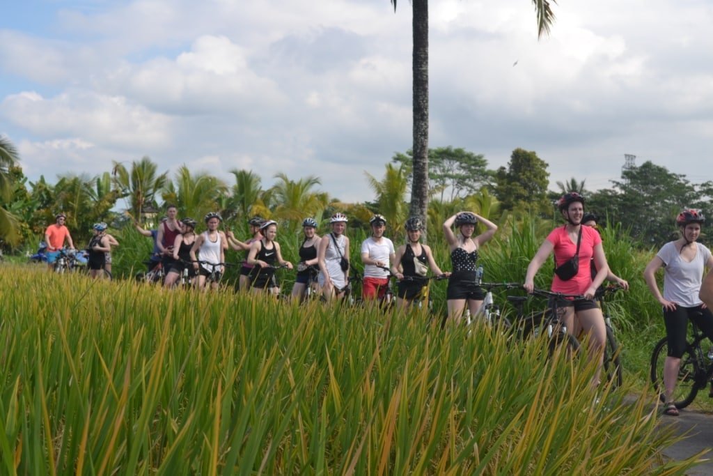 Paket wisata bersepeda di Ubud Bali