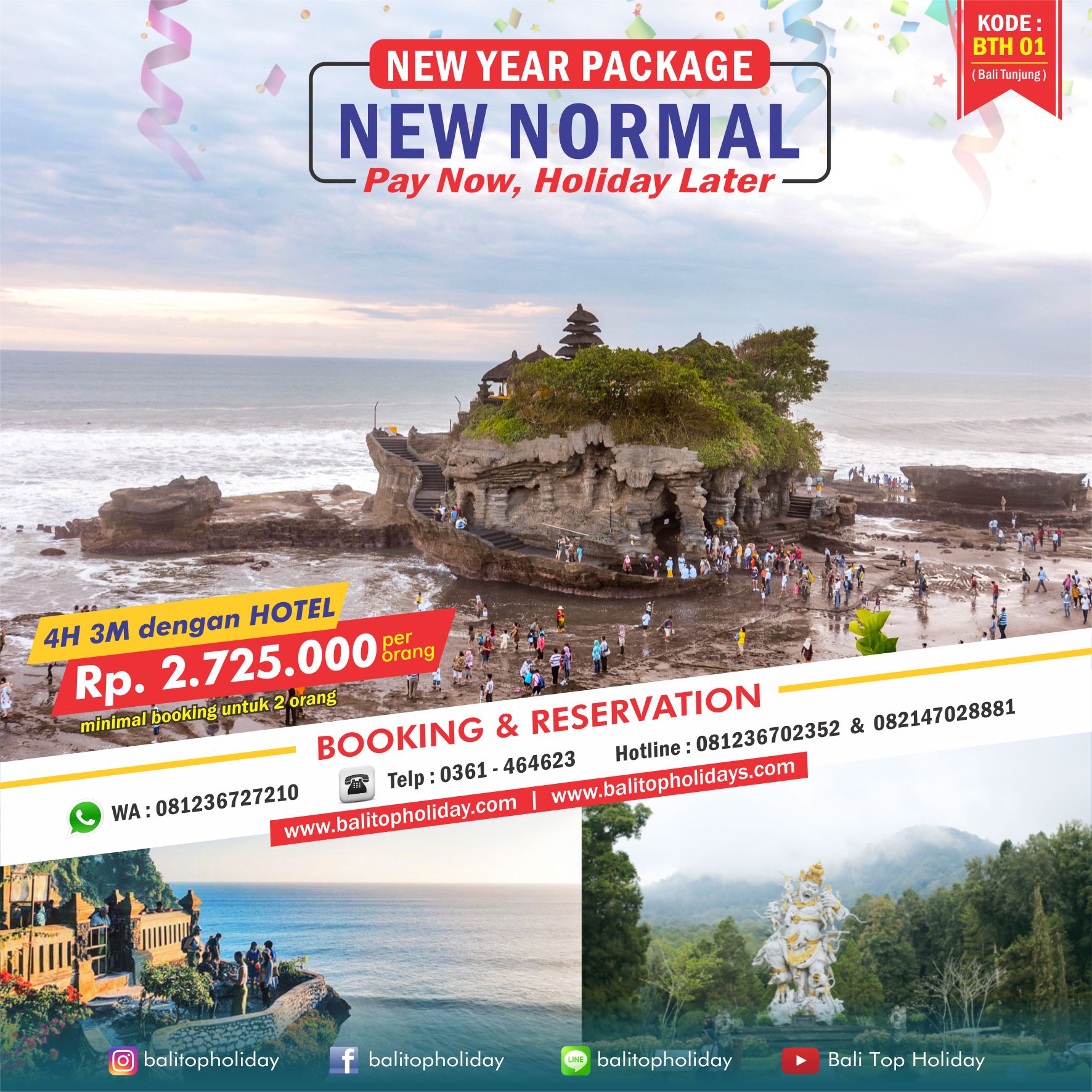 Paket Tour Bali Akhir Tahun 2020