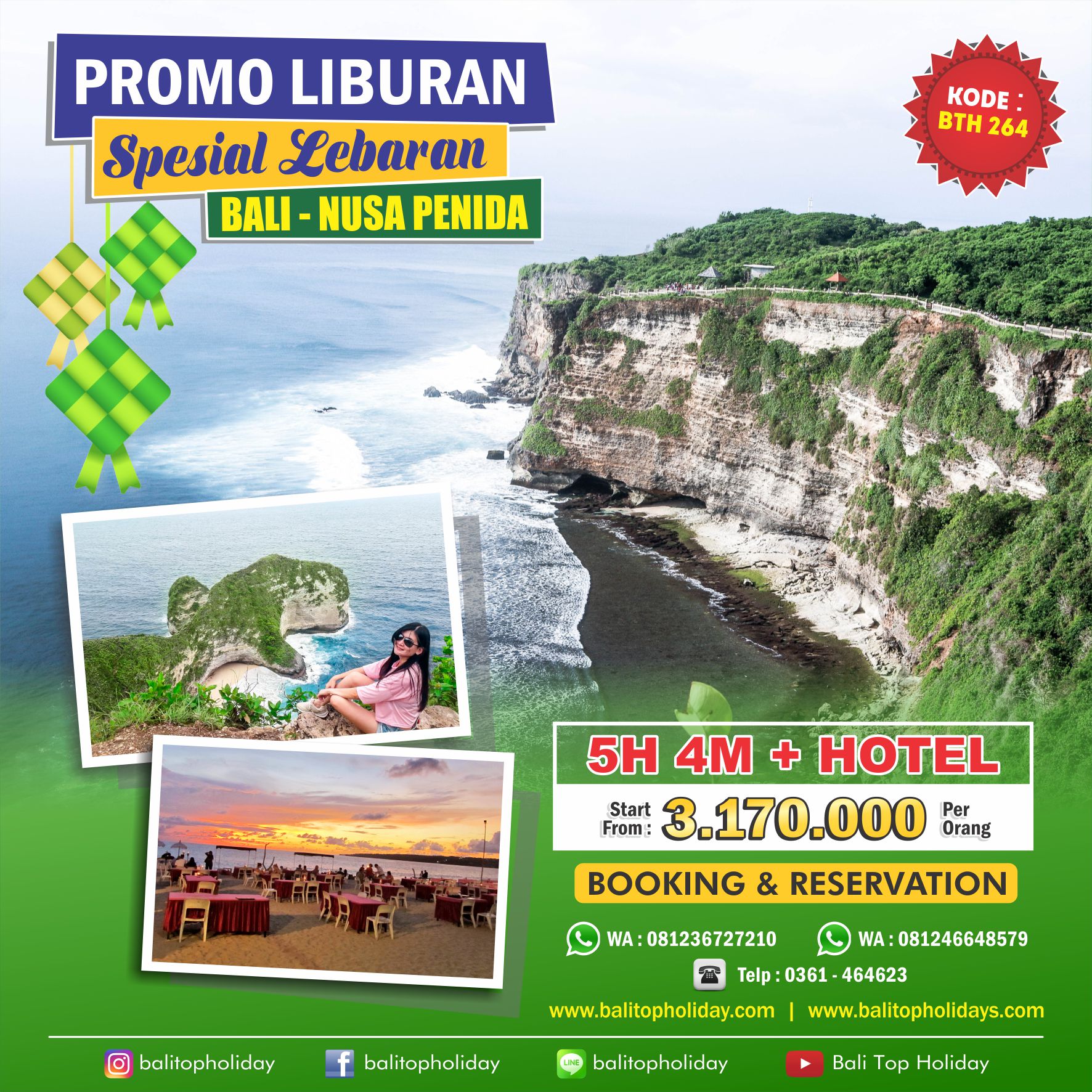 Promo Paket Tour Bali Lebaran 2023 - Paket Liburan lebaran di bali
