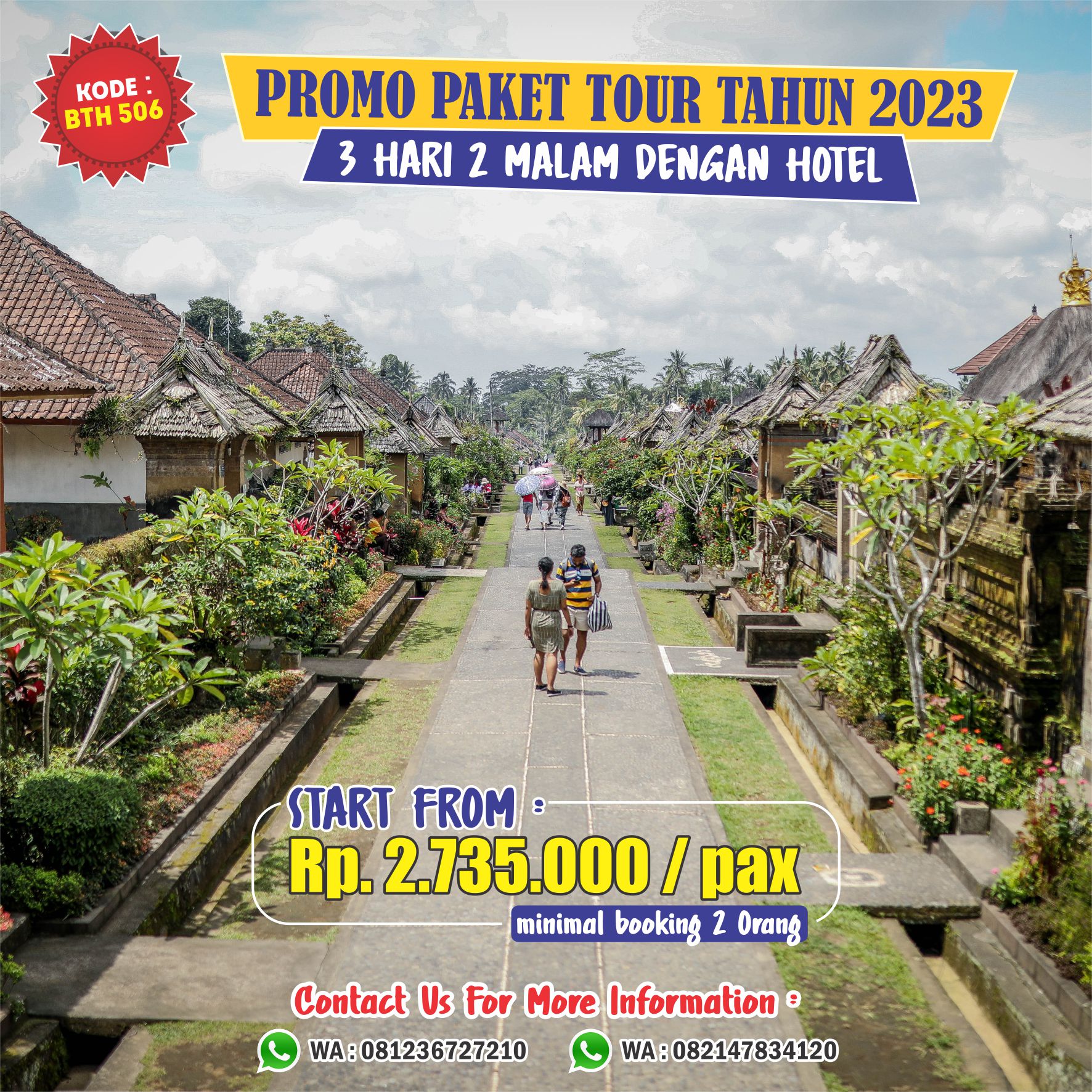 Paket tour Bali 2023 3D2N